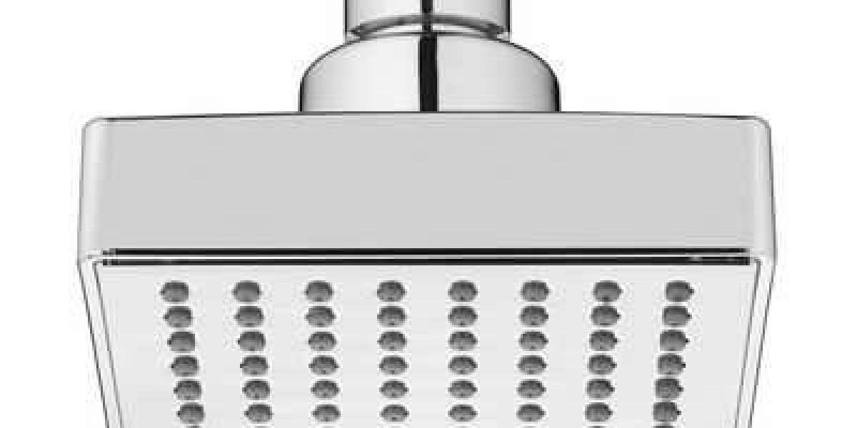 The shower head determines the speed of the water flow
