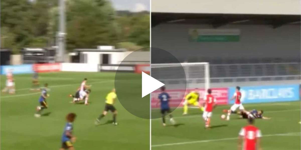 Video: Arsenal wonderkid Charlie Patino lobs Dean Henderson in magnificent Under-23s solo goal against Manchester United