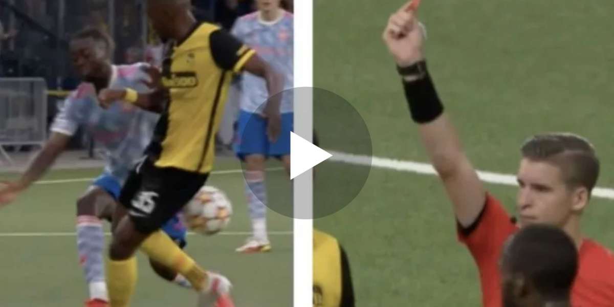 (Video) Man United defender sent off vs. Young Boys for crunching lunge