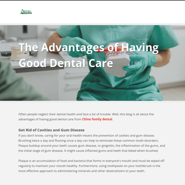 The Advantages of Having Good Dental Care