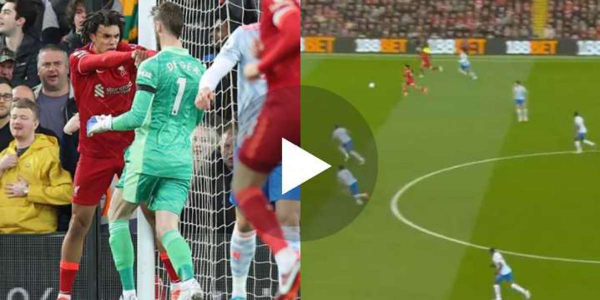 VIDEO After a goal, David De Gea and Trent Alexander-Arnold had a Fight.