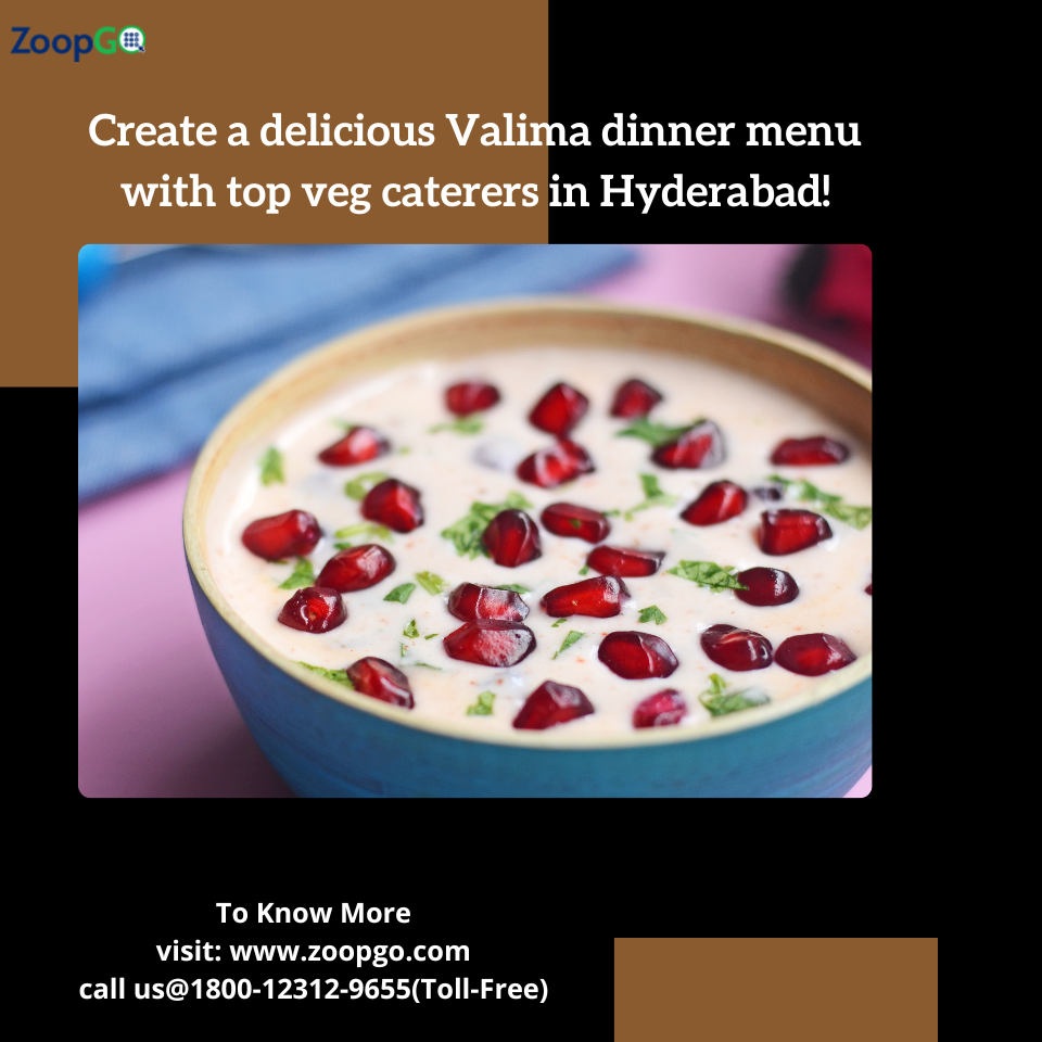 Create a delicious Valima dinner menu with top veg caterers in Hyderabad! | by Jenny Kashyap | Aug, 2022 | Medium