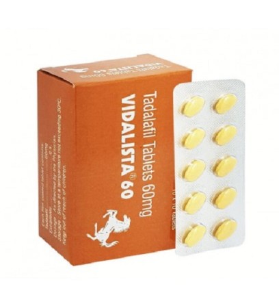 Vidalista 60 mg Online | Tadalafil | Treats ED, Impotence & BPH