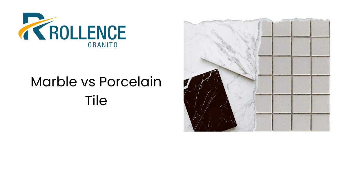 Marble vs Porcelain Tile