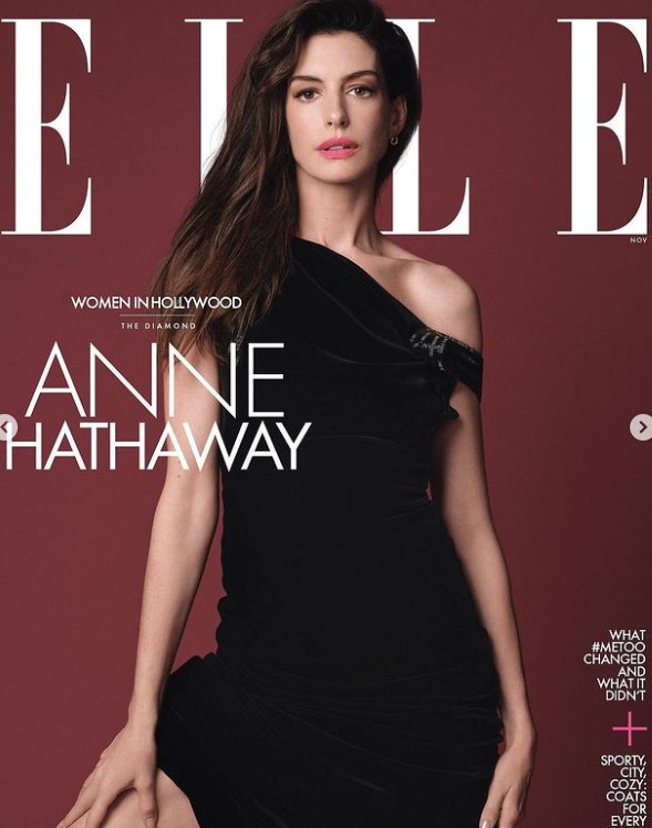 Anne Hathaway Elle France 2022 Magazine Cover | Trends & Juice