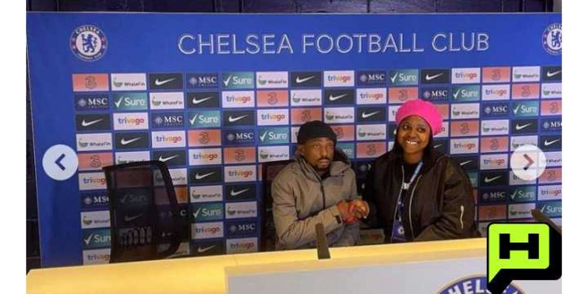 Rapper Erigga visits his favourite club Chelsea's home ground Stamford Bridge in London (Photos) <br>Twistoksportsr