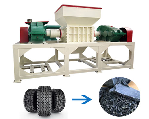 Tire Shredding Machine | Waste Rubber Tyre Shredder