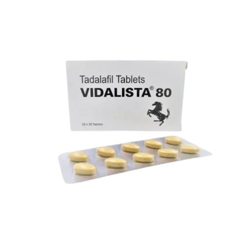 Vidalista 80 Mg Tablets Online at $1.40/Pill | Uses, Reviews
