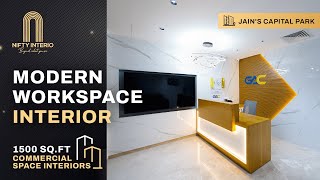 Modern Workspace Interior Design | GAC Office Tour at Jain Capital Park | Nifty Interio