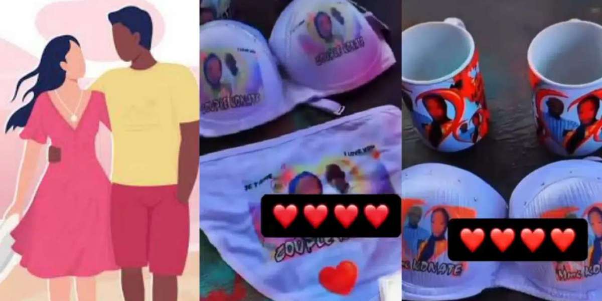 Where does no one see this love? – Reactions as boyfriend surprises girlfriend with personalized underwear displaying th