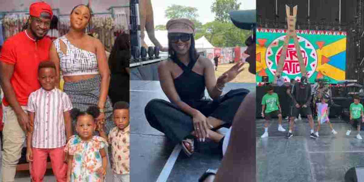 Fans hopeful as Paul Okoye and ex-wife, Anita, take kids to concert rehearsal together (video)