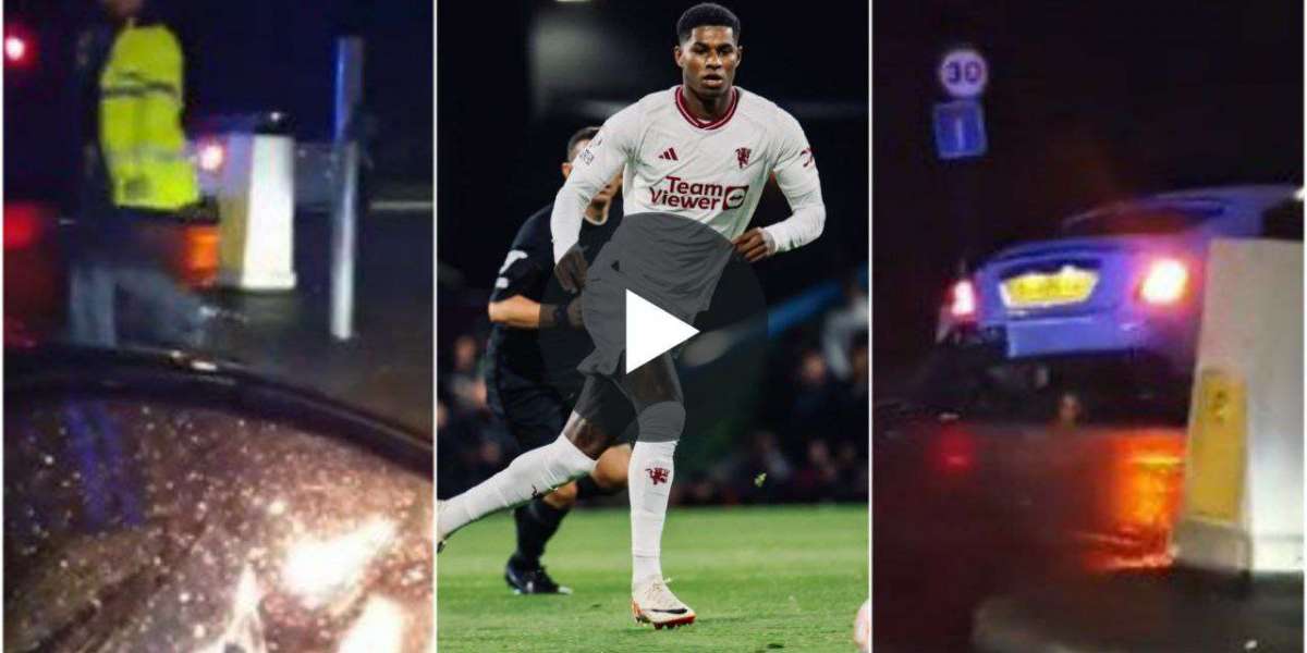 (Video) Marcus Rashford involved in car crash following Burnley win