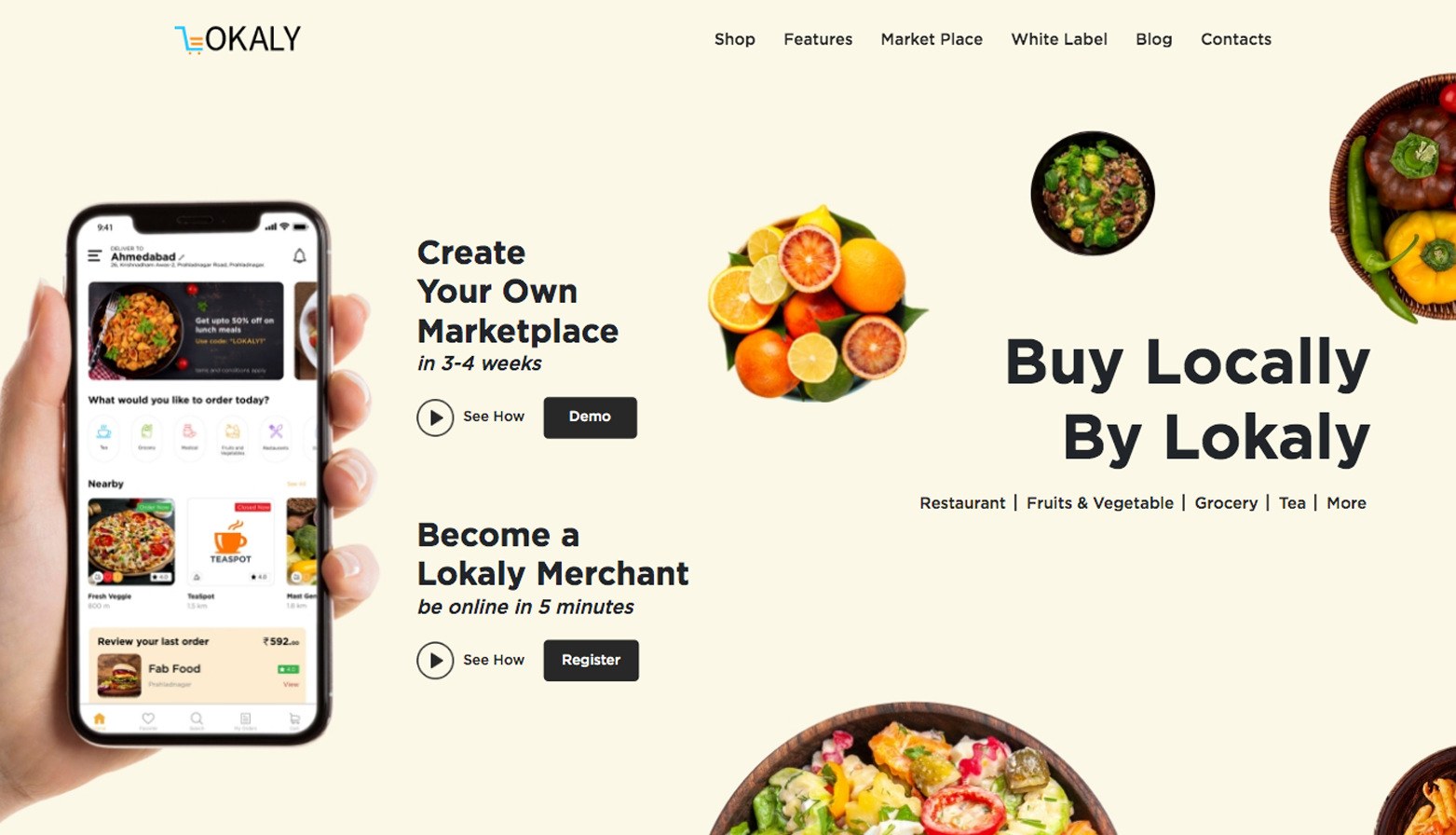 Online Ordering System for Restaurants & Food Delivery | Lokaly