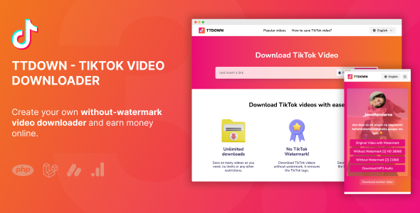 Download TikTok video without watermark - TikTok Video Downloader for Free