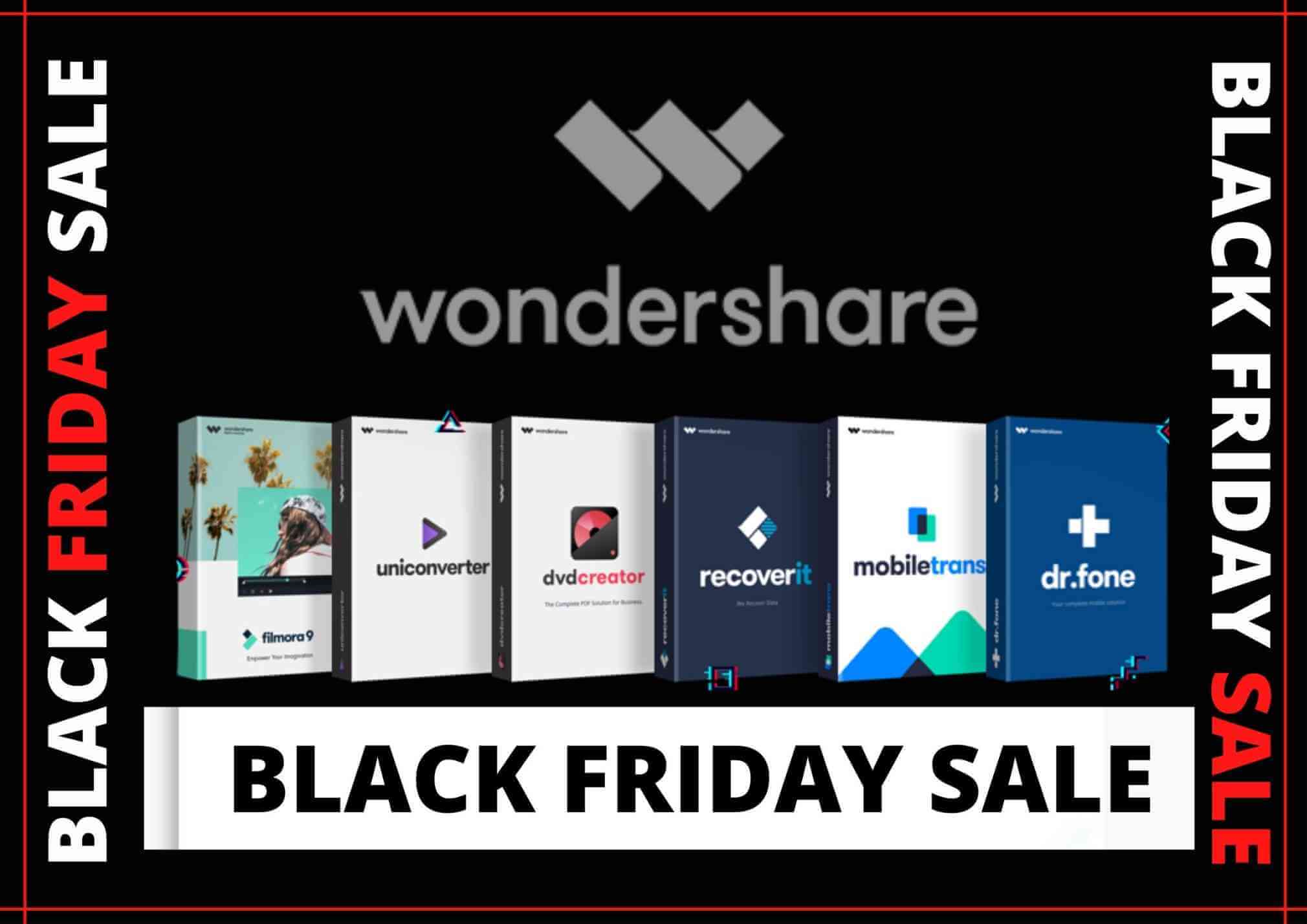 WonderShare Black Friday Sale 2023, Get Upto 79% Discount