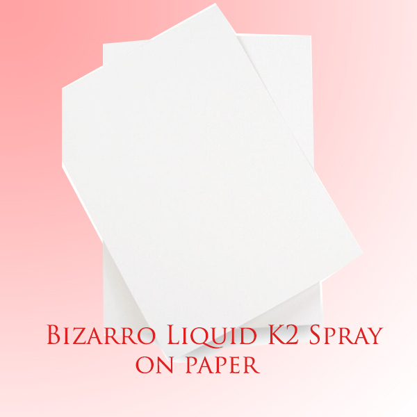 Bizarro Liquid K2 Spray on paper - Quality Spice Incense