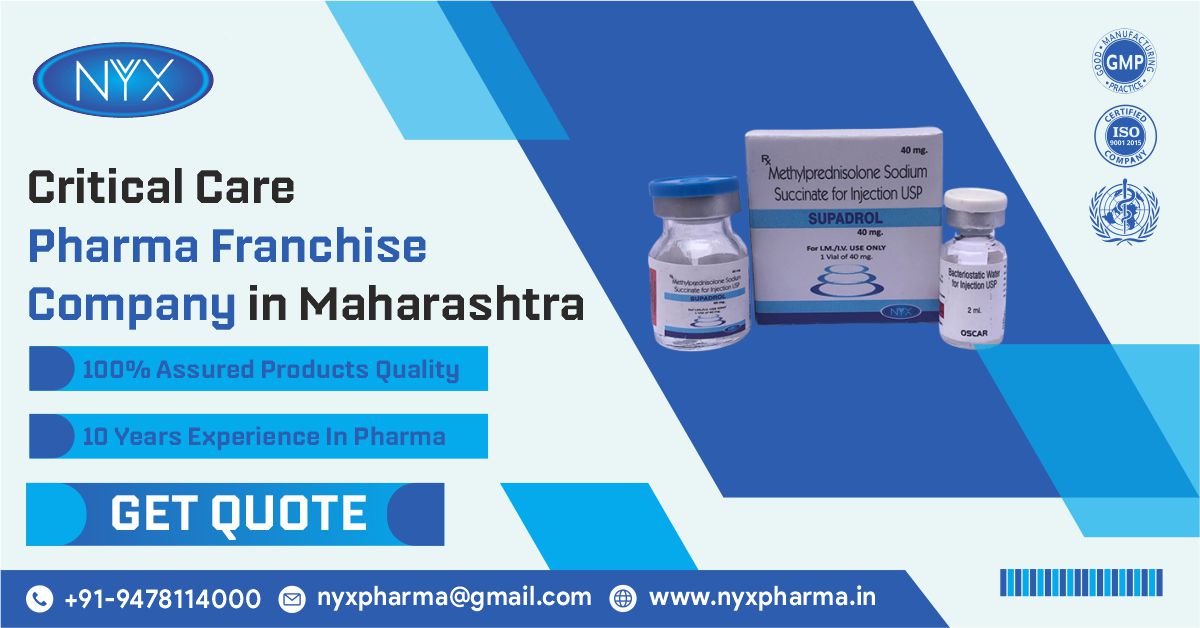 Critical Care PCD Pharma Franchise in Maharashtra - NYX Pharma