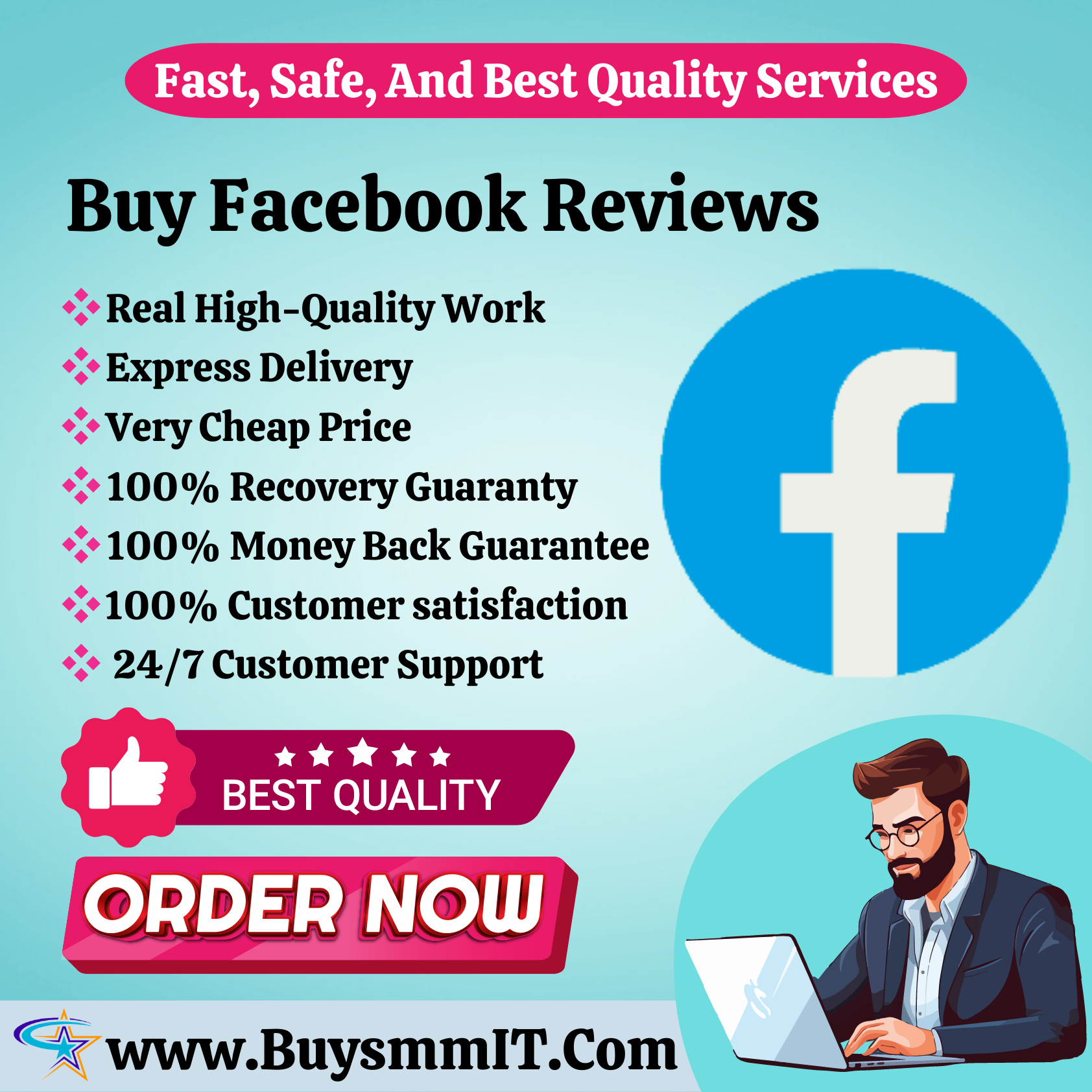Buy Facebook Reviews - 100% Satisfaction Guaranteed