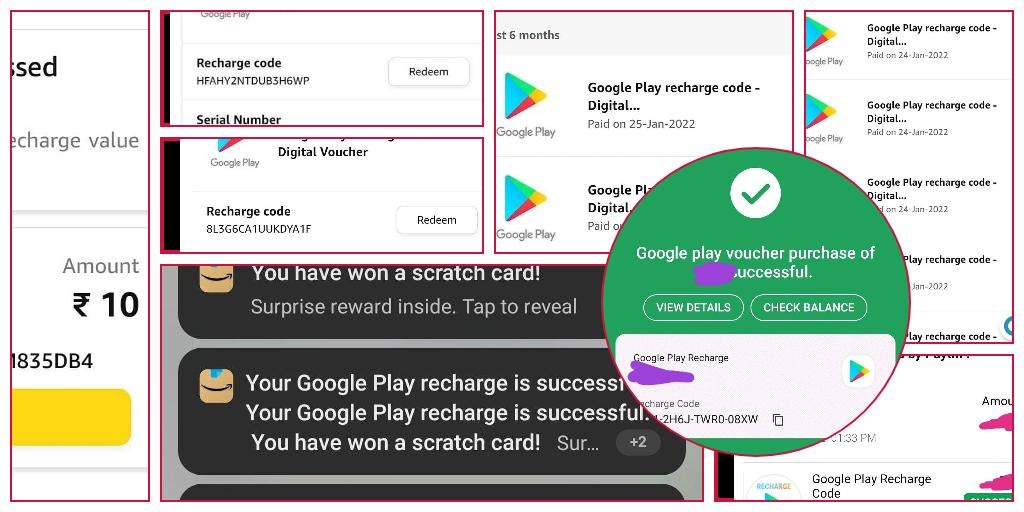 Free Google Play Redeem Code Today Rs.10, 100, 800 In 5 January