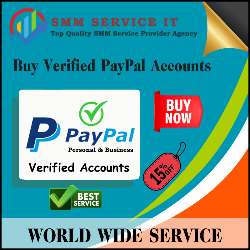 Buy Verified PayPal Accounts - Personal & Business Available