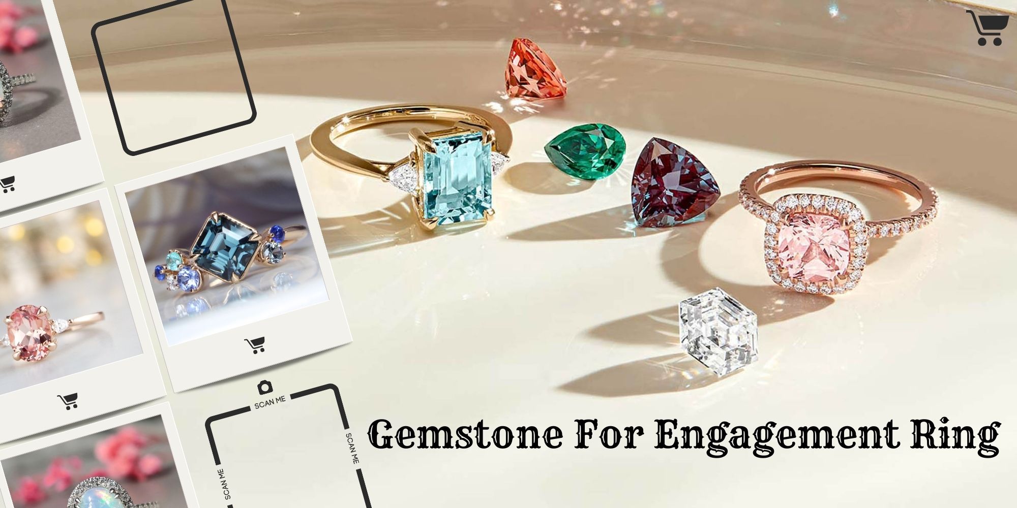 Choosing Gemstone Engagement Rings : Expert Guide