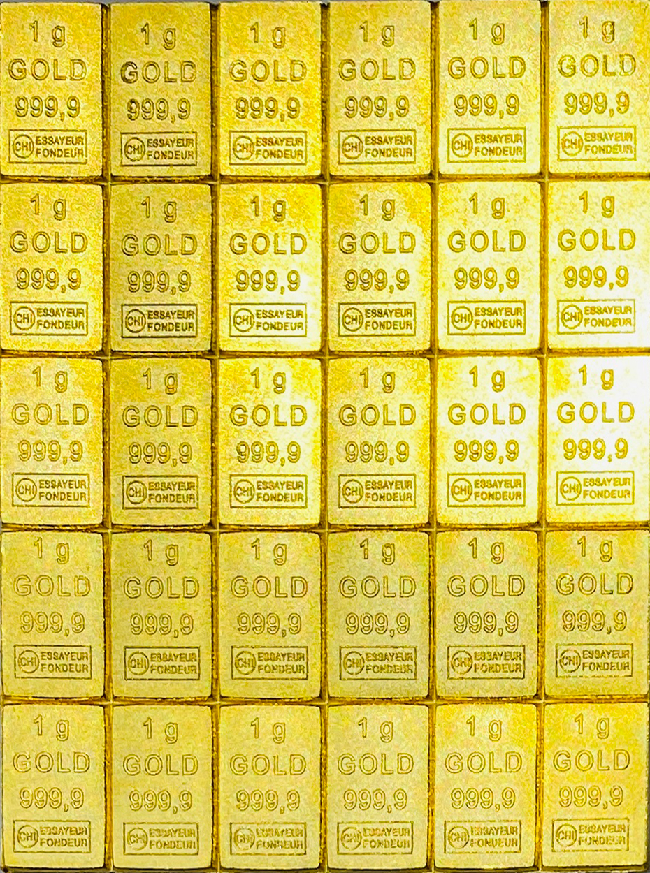 1g Gold Bar | Combi Gold Bar - Bullion & Storage