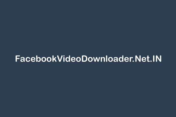 Facebook Video Downloader - Download Facebook Videos HD