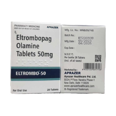 Eltrombo 50 mg (Eltrombopag 50mg) Best Uses, Latest Price